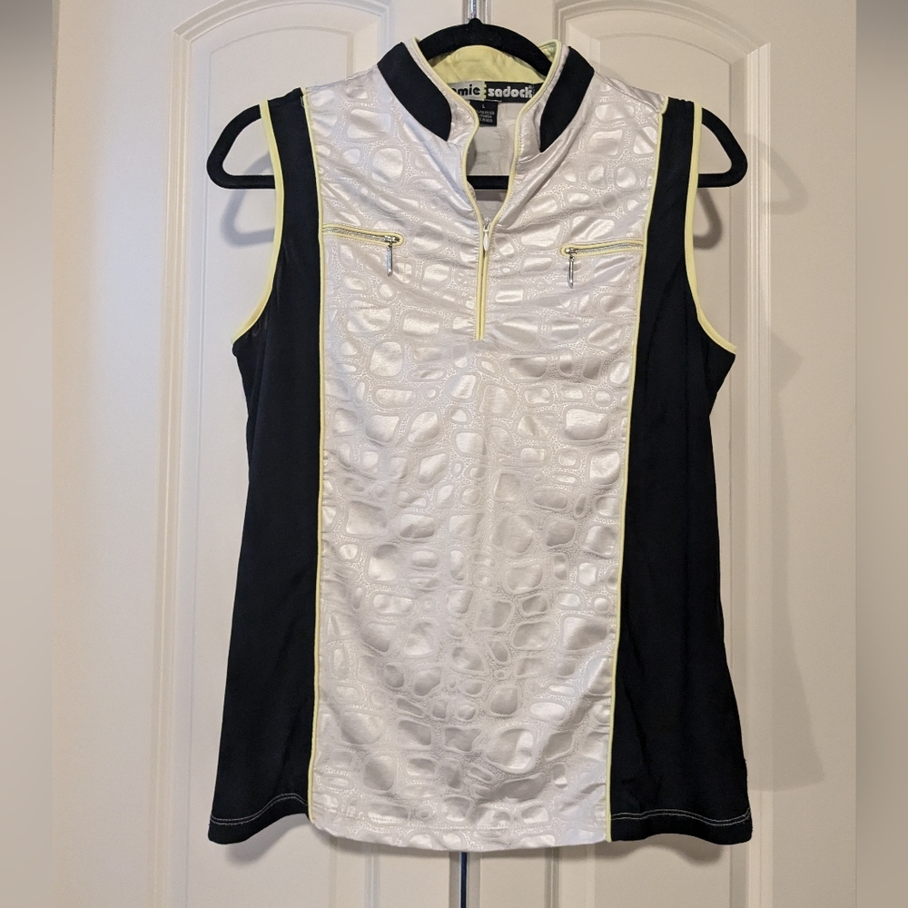 Jamie Sadock Golf Shirt, Size Large